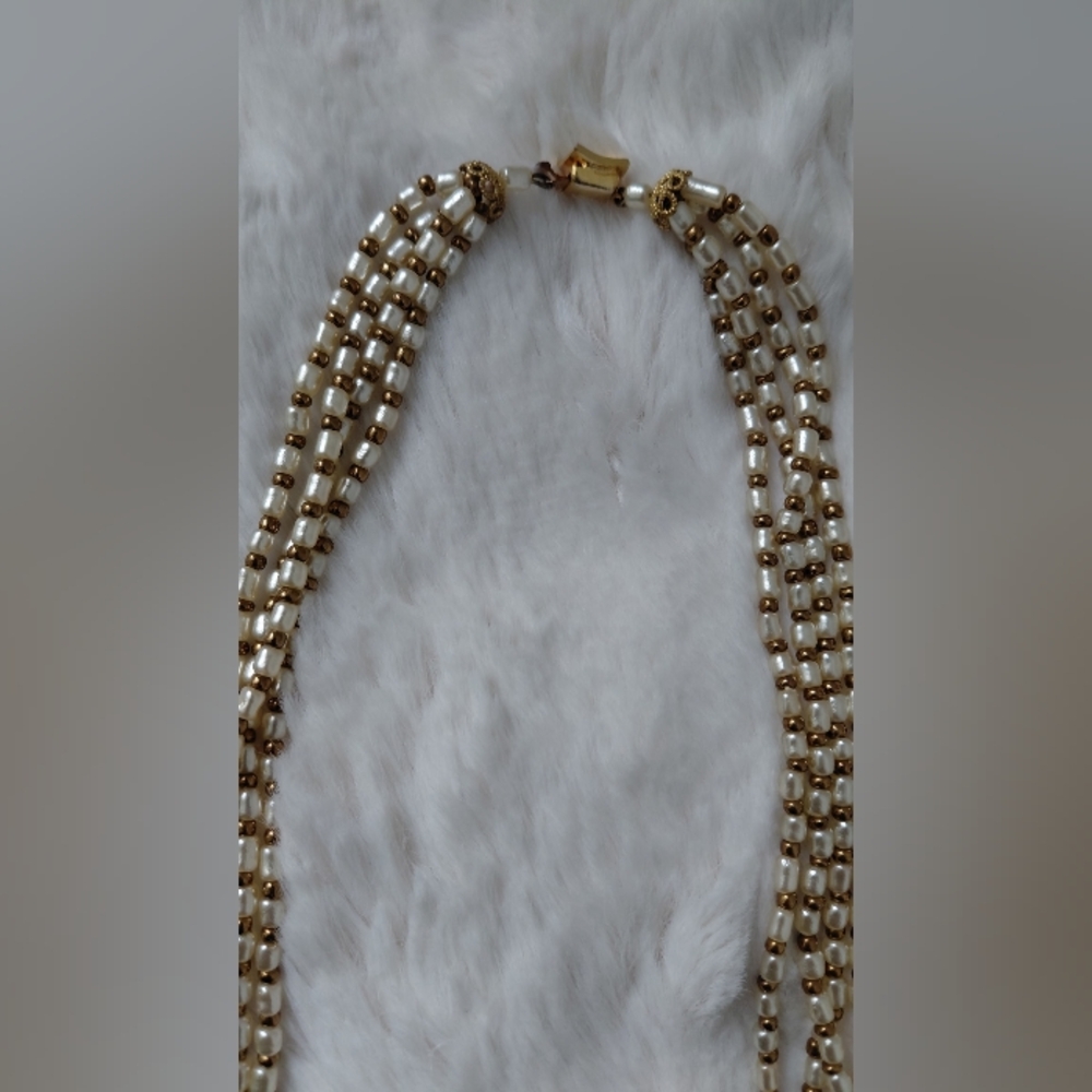 Four Strand Beaded Necklace - Picture 10 of 15